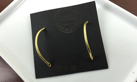 Geometic Gold Earrings