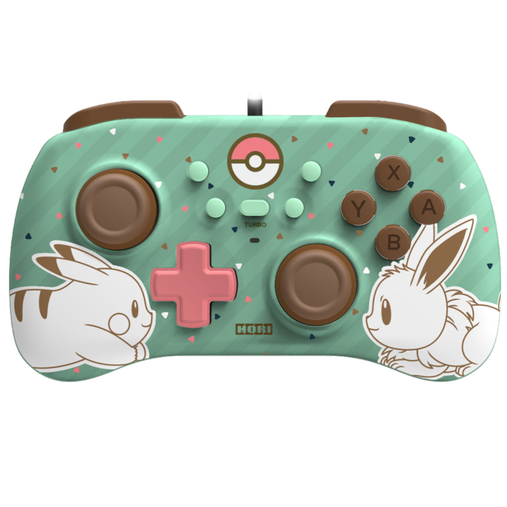 HORI Nintendo Switch and Nintendo Switch OLED Split Pad Compact Video Game  Controller, Light Gray / Yellow 