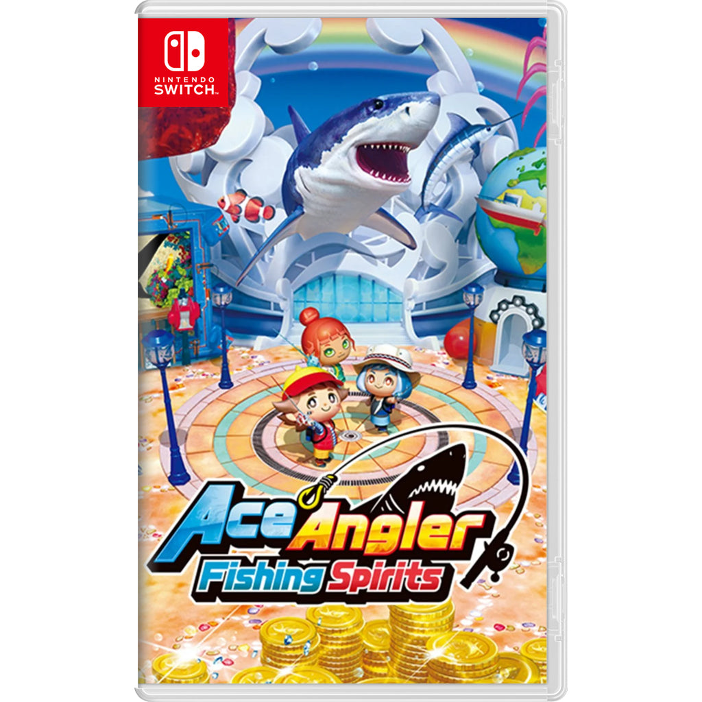 Nintendo Switch Ace Angler Fishing Spirits + Rod Controller Bundle (English  Version)