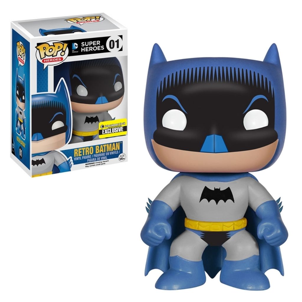 Funko 01 Retro Batman DC Super Heroes Pop Heroes