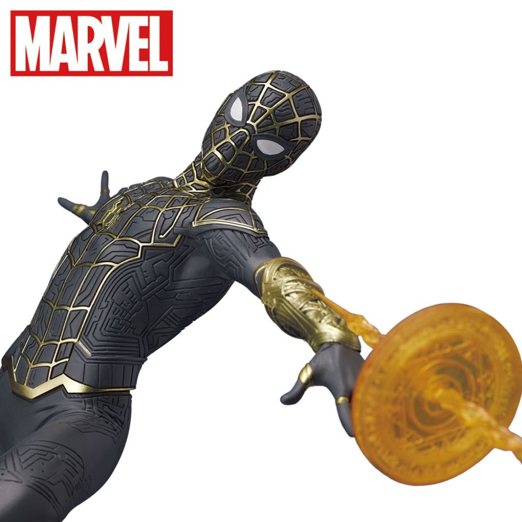 Sega SPM Spider-man Black & Gold Suit (With Web Shooter) Spider-man No
