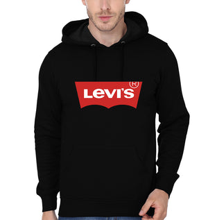 mens black levis hoodie
