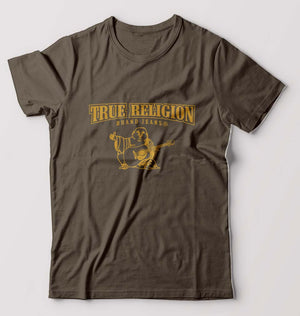 true religion olive green shirt