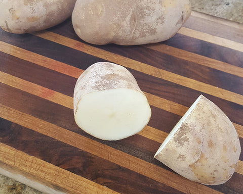 Potato Cut in Half