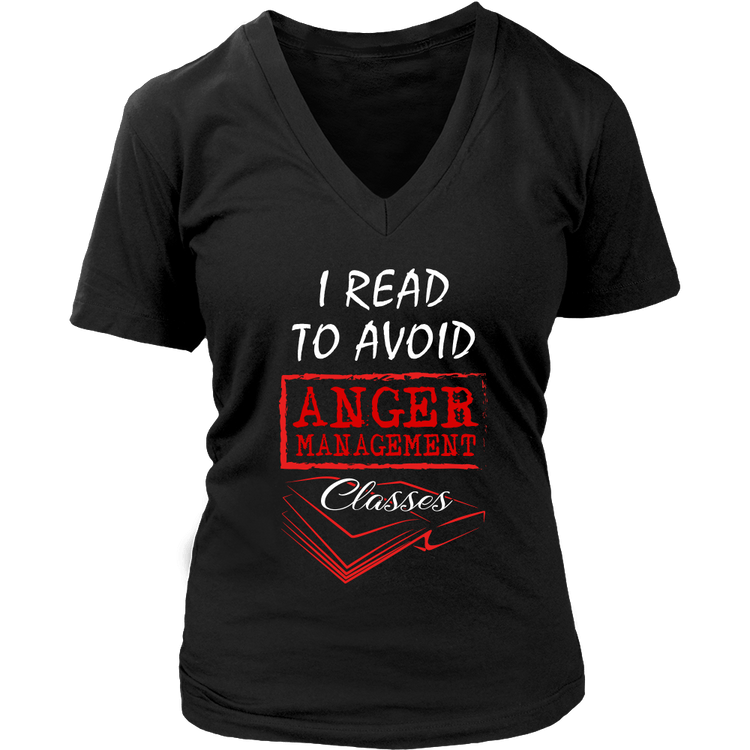 I Read To Avoid Anger Management Classes Shirt Awesome Librarians 