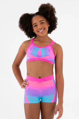 Cindy Rainbow Crop Top