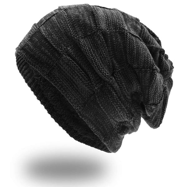Winter Hat for Men Women Oversized Warm Knit Hats Slouch Beanie 0