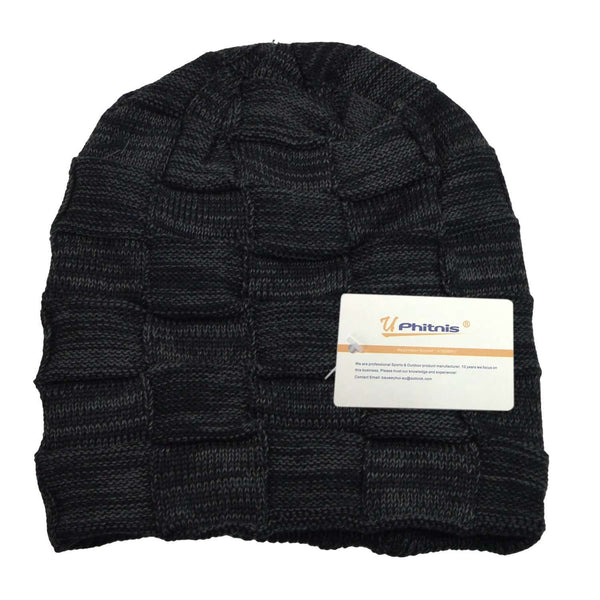 Winter Hat for Men Women Oversized Warm Knit Hats Slouch Beanie 3