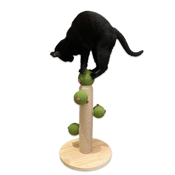 Large Cat Scratching Post with Balls 6