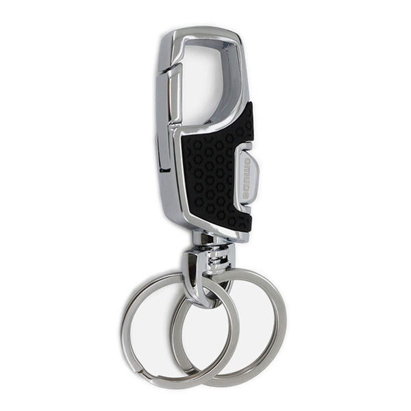 Key Chain with Clip Hook and 2 Extra Detachable Rings 0
