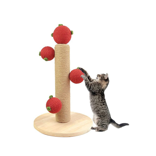 Large Cat Scratching Post with Balls 0