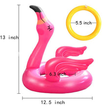 Load image into Gallery viewer, Game Ring Toss Game Inflatable Flamingo Hat with Rings Toss Games Pasal 