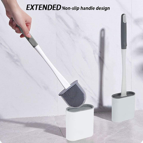 Silicone toilet brush with holder 5