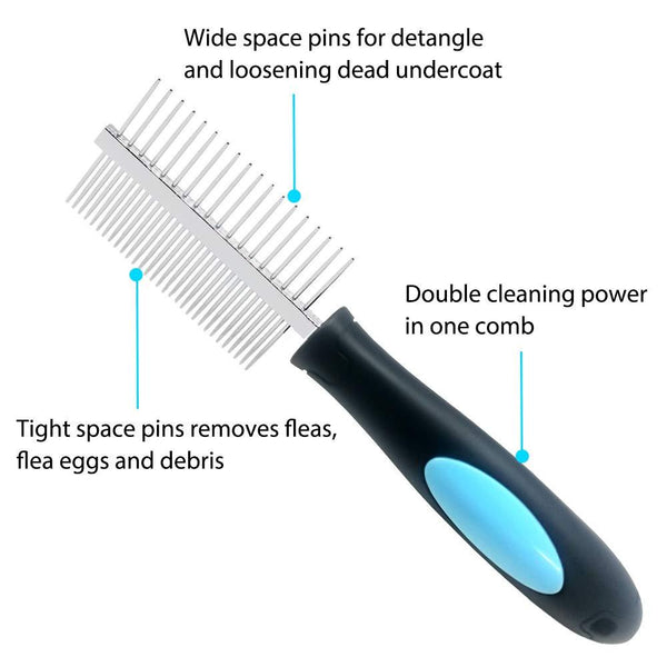 Dog and  Cat Double Sided Grooming Comb 1