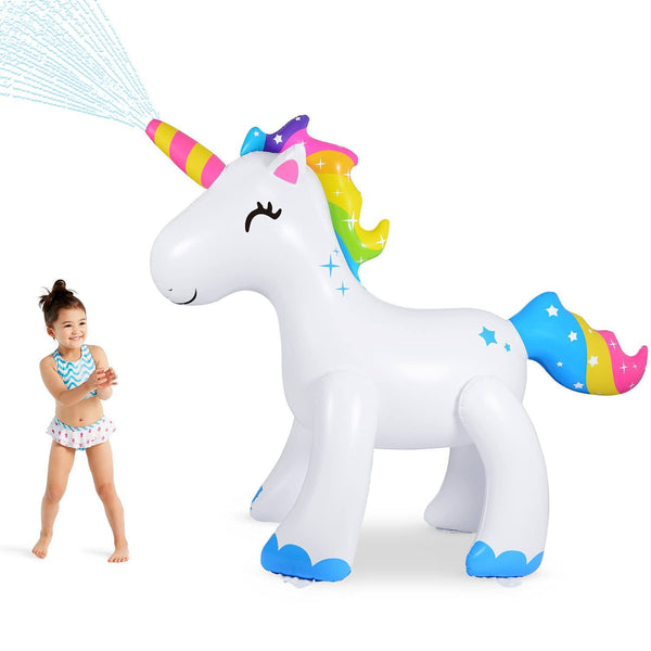 Unicorn Sprinkler Water Toys Inflatable Unicorn Outdoor 0