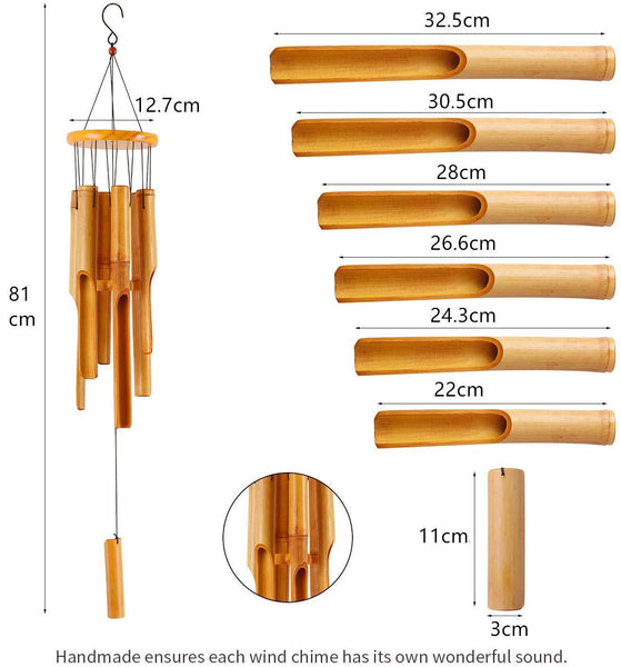 Bamboo Wind Chimes Memorial Gifts 3