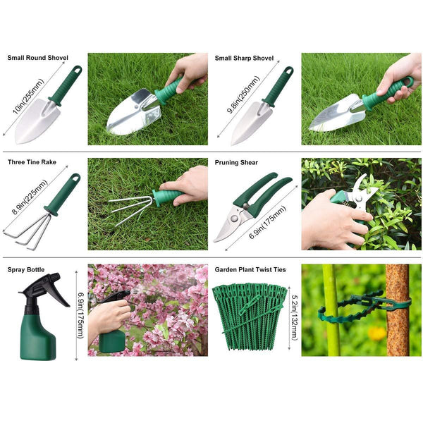 Hydrogarden Gardening Tools Set 5 Pieces Stainless Steel 1