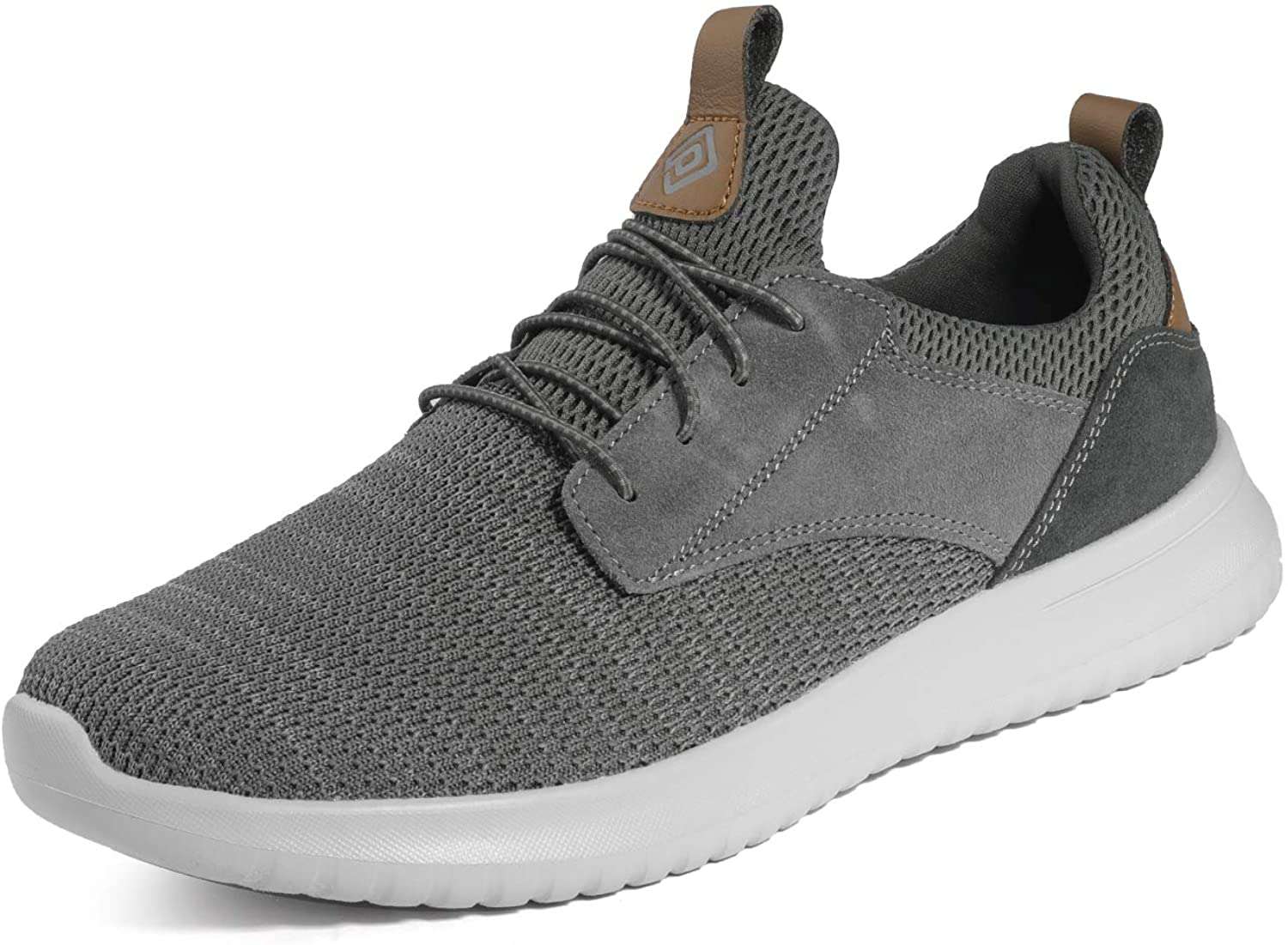 mens grey slip on trainers