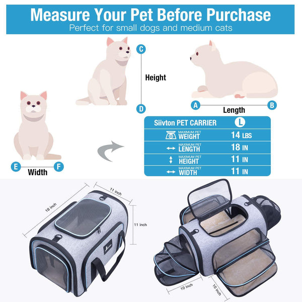 Pet Carrier for Cat Puppy Portable 1