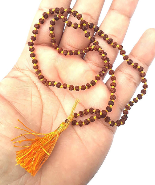 Creation 108 1 Bead 2 mm 5 Mukhi Rudraksha Mala Nepali Ganesh 1