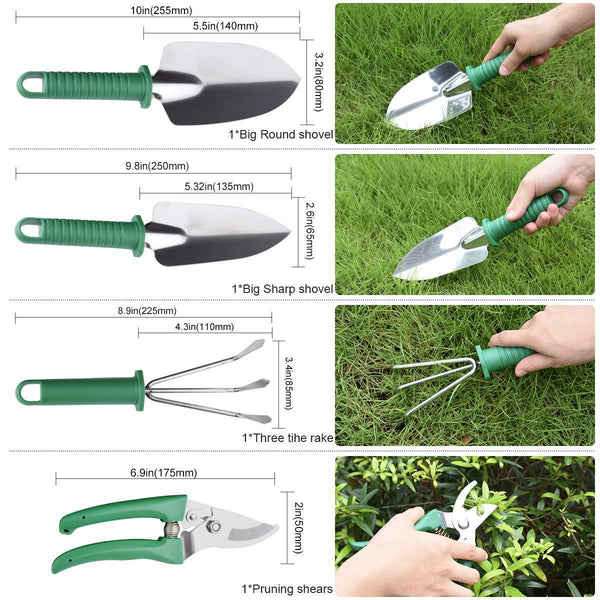 Hydrogarden Gardening Tools Set 5 Pieces Stainless Steel 2