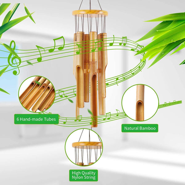 Bamboo Wind Chimes Memorial Gifts 1