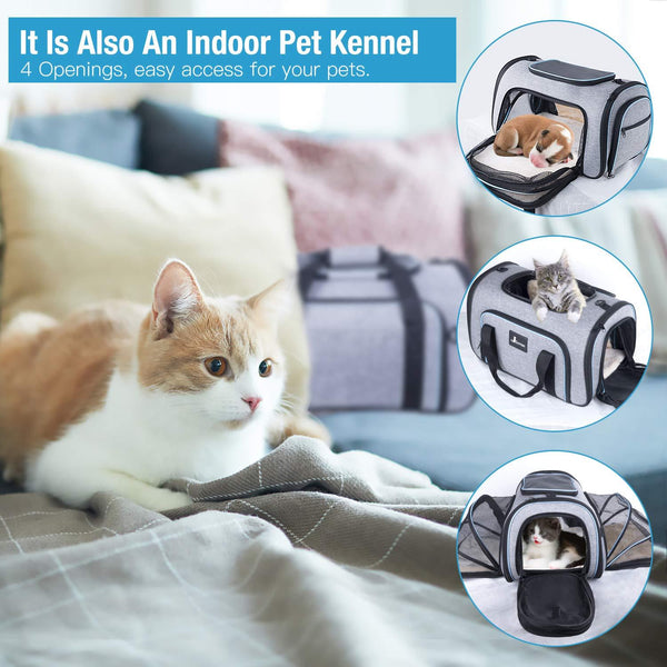 Pet Carrier for Cat Puppy Portable 3