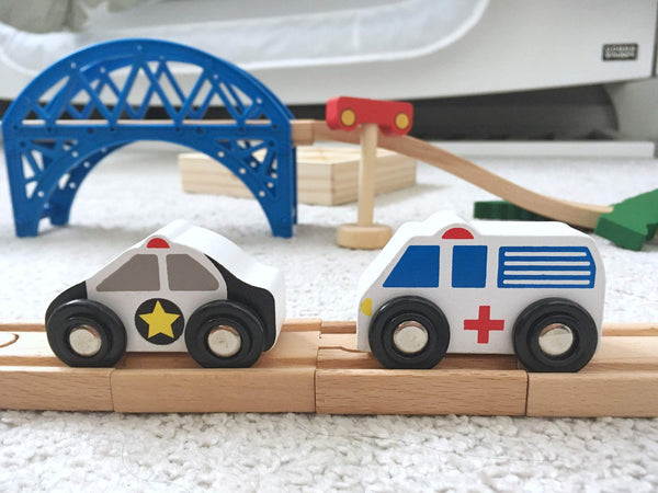 Wooden Toys Cars Bus Engine 8