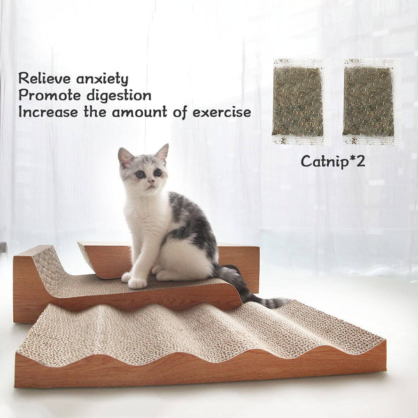 Cat Scratching Pad Corrugated Lounge Bed  3 Packs 3