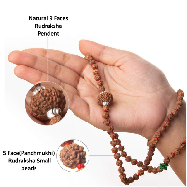 Wonder Care Authentic Rudraksh Mala 5face 2