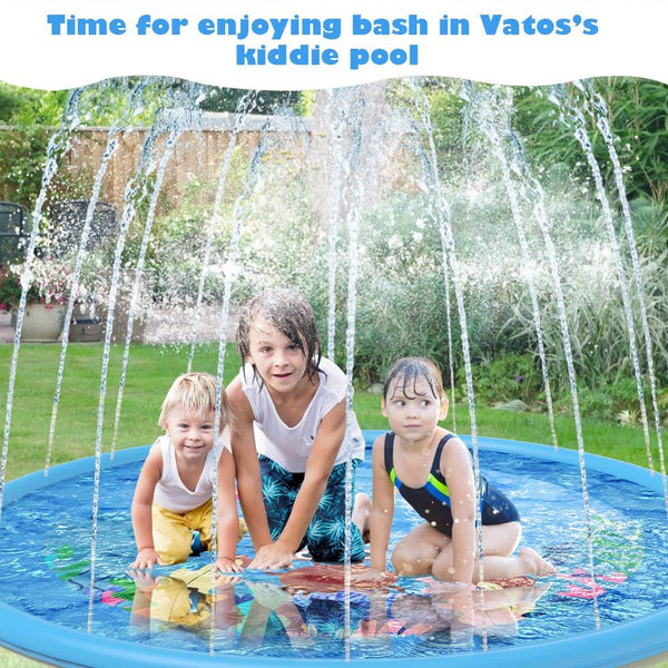 Sprinkler Splash Pad Water Play Mat for Kids Toddler 1