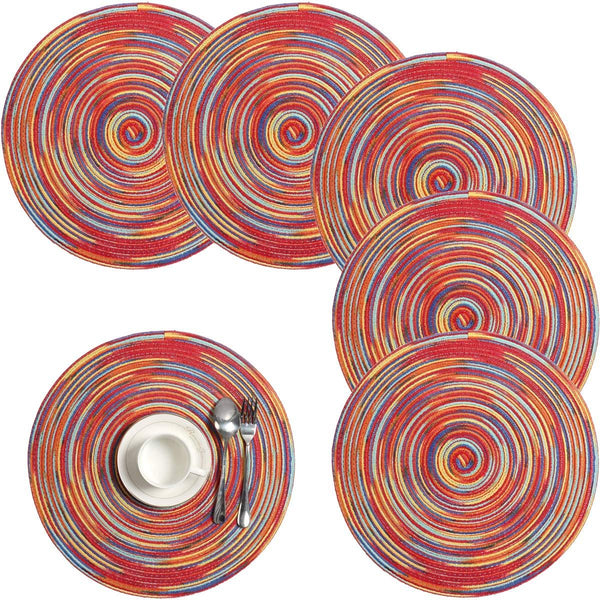 P Round Placemats Set of 6 0