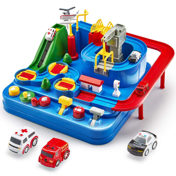 LARGE Cars Track Kids Toys for 4 Year Old Boy Girls 0