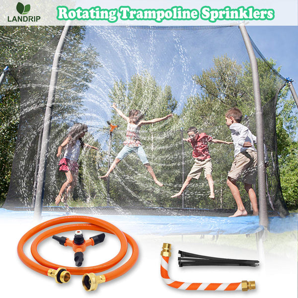 Landrip Trampoline Water Sprinklers for Kids 360 Degree Rotating Trampoline Spray 0