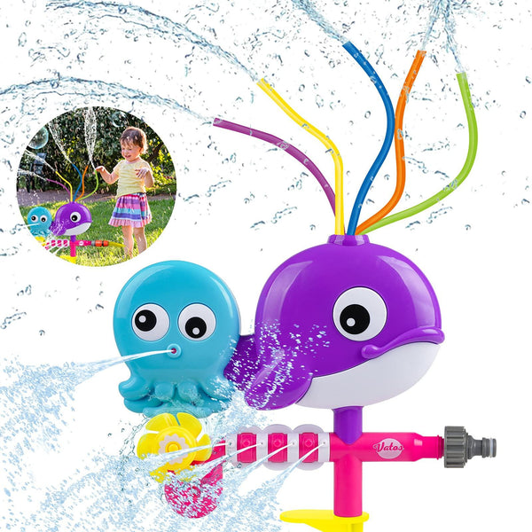 Water Sprinkler Toys for Kids Whale Octopus Spray Water 0