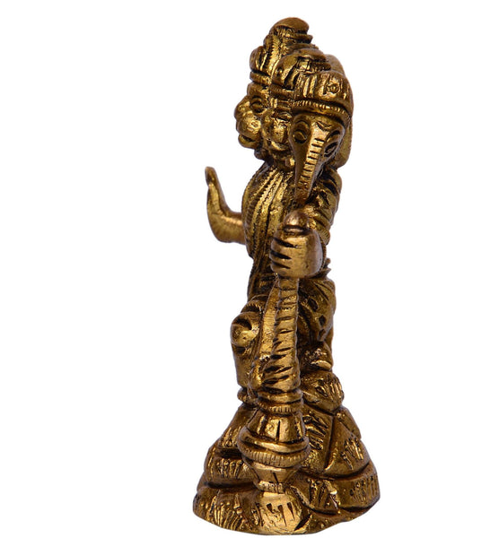 Brass Idol Panchmukhi Hanuman 1