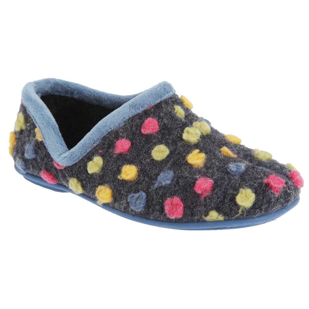 Womens Jade Dotted Full Slippers – Pasal