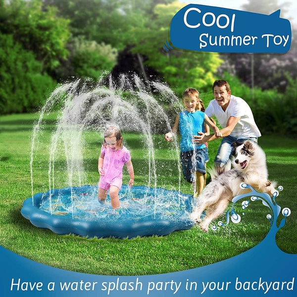 Splash Kids Sprinkler Pad  Backyard Play Mat 6