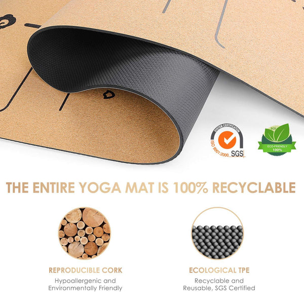 Yoga  Cor Exercise Mat Eco Friendly 1