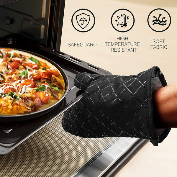 Chef Geeks Silicone Oven Gloves Heat Resistant 5