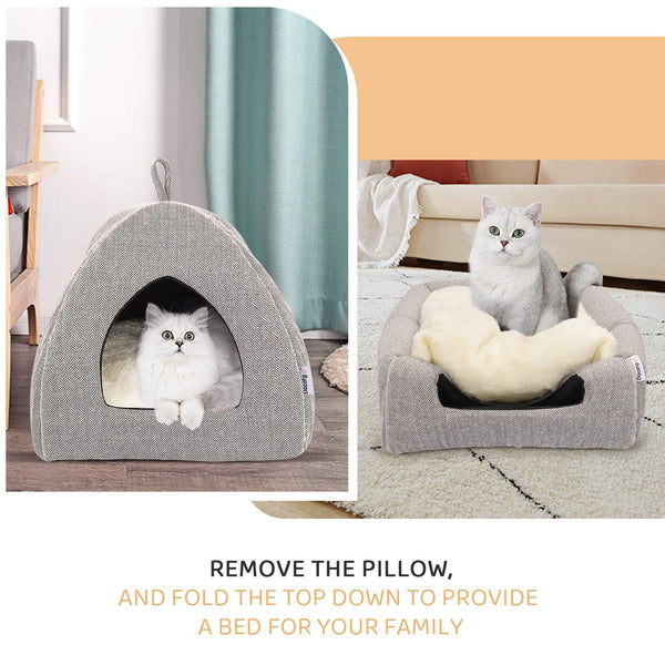 Pet Tent Cave Bed for Cats 5