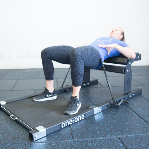 Glute Bridges On Bench