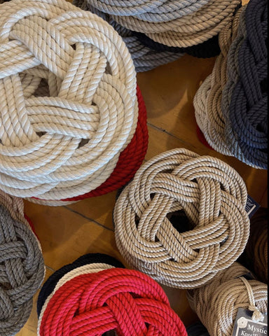 pile of turks head trivets