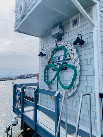 the decorated drawbridge