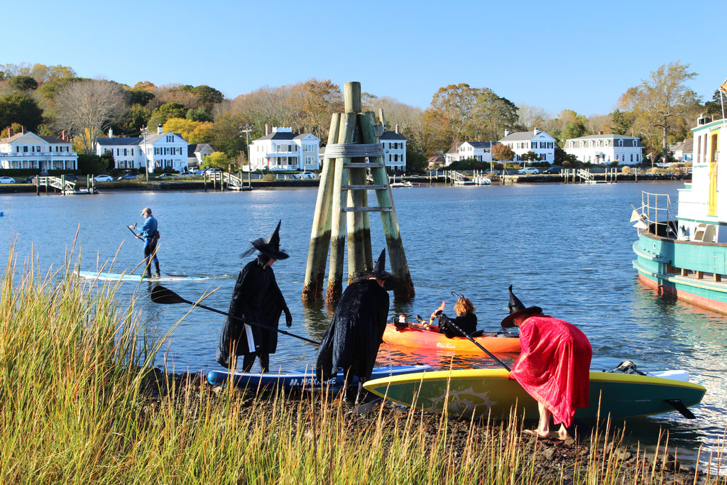 Launching for witch paddle in Mystic