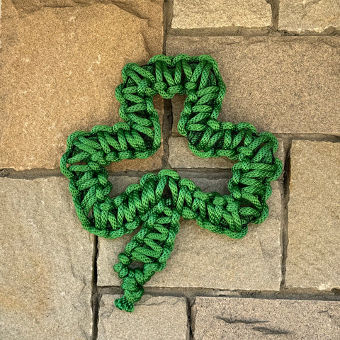 macrame shamrock wreaths