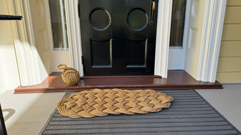 Our large door mat at the Captains Mansion