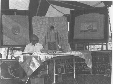 Mystic Knotwork Alton Beaudoin at the Mystic Arts Display in 1957