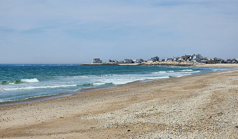 empty beach southern Rhode Island