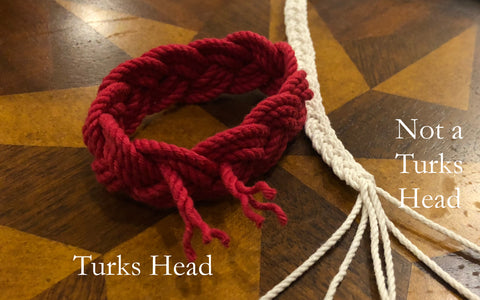 Comparison Turks head or Weave